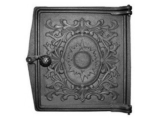 Дверца топочная ДТ-4 (291х296х67) 250х280х36 глухая, RLK 385 (Рубцовск)