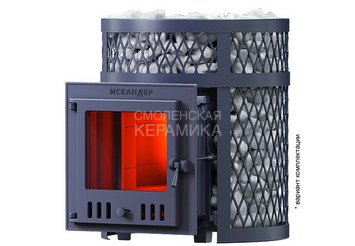 Печь чугунная для бани Технолит ИСКАНДЕР 18 (М) в сетке 5