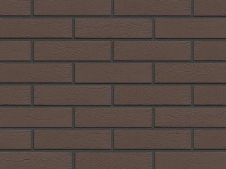 Кирпич облицовочный керамический ЖКЗ Темно-коричневый Дерево 1НФ
