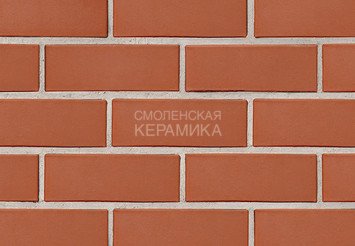 Кирпич облицовочный БРАЕР Красный гладкий, 1,4 НФ 2