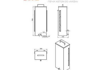 Печь для бани ASTON 20 АКВА 5