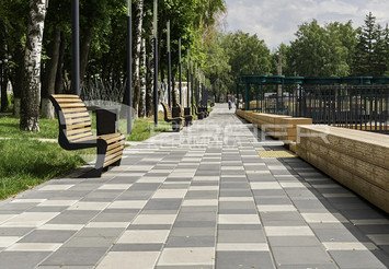 Тротуарная плитка BRAER Триада, Белый 4