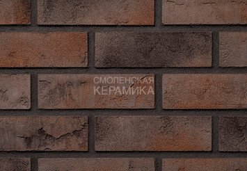 Минеральный кирпич Real Brick KP/1НФ антик Пепел 1