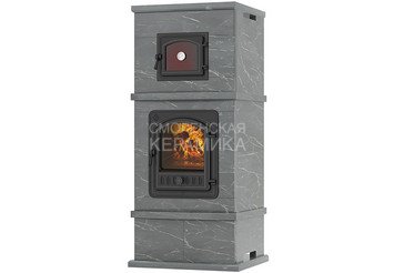 Печь-камин с духовкой EVEREST 