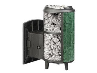 Печь банная "Атмосфера L" комбинированная сетка-ламель "Верде Гватемала"