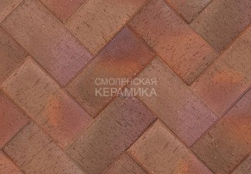 Клинкер тротуарный ЛСР ангобированный «МИЛАН» Бордо Классик 1
