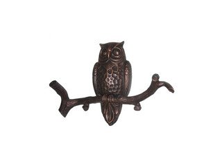 Вешалка "Сова" патина