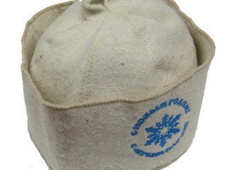 Шапка д/сауны модельная Новогодняя П
