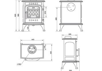 Печь-камин Везувий SV-07 