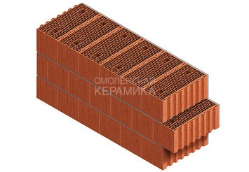 Камень керамический крупноформатный Porotherm 51 2