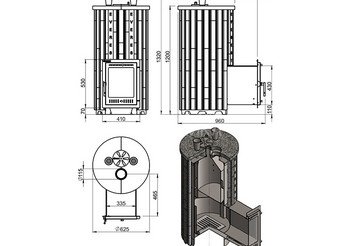 Печь для бани Эверест 