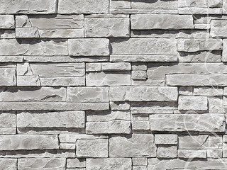 Декоративный камень 153-00 White Hills "Уайт Клиффс"бархатно-серый, плоскостной без шва