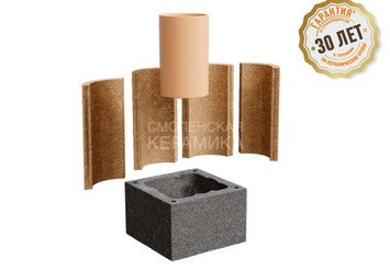 Керамический дымоход Керастиль, ТИП 2, высота 8м, Ø180 4