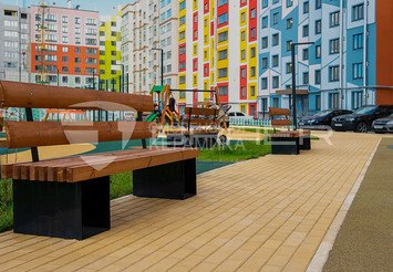 Тротуарная плитка BRAER Прямоугольник Песочный, 60 мм 5