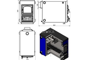 Котёл отопительный Везувий 