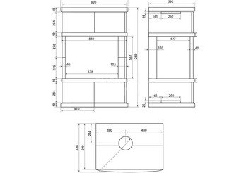 Камин ASTON 700 L 