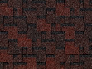 Гибкая черепица Döcke Eurasia ЛАБИРИНТ красный