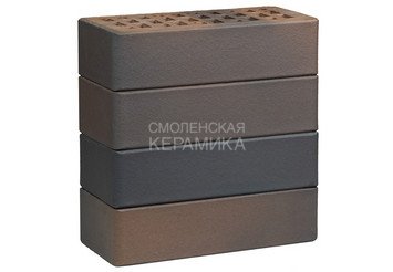 Кирпич лицевой керамический ЛСР Светло-коричневый флэш ультра гладкий, 1НФ 4