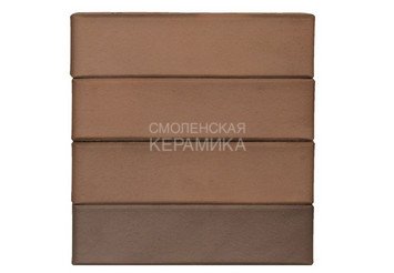 Кирпич керамический печной ЛСР Светло-коричневый флэш гладкий, 1НФ (с тех. пустотами) 2