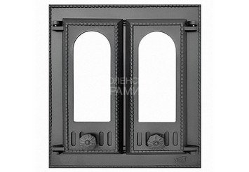 Каминная дверца двухстворчатая, без экрана SVT 408 1