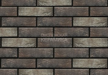 Фасадная термопанель рядовая АЛЯСКА 28. Loft brick peper, 60 мм 1