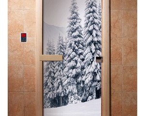 Дверь бан. DW (с фотопечатью) 1900*700 кор. ольха А091