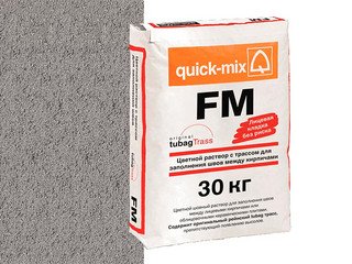 Цветная смесь для заделки швов Quick-mix FM . T стально-серый, 30 кг