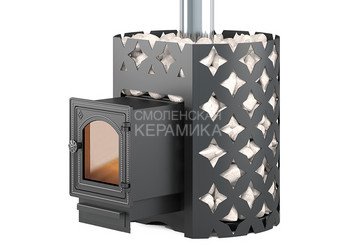 Чугунная печь для бани ЭТНА 18 (ДТ-4С) 1