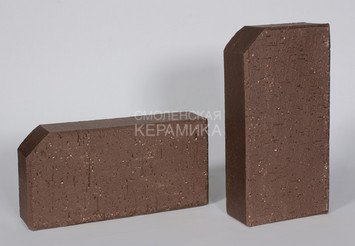 Брусчатка коричневая ЛСР «Мюнхен» бордюр 0,51NF 1