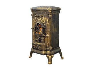 Печь-камин Везувий А-07 "Золото", чугун