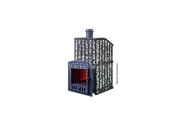 Печь чугунная для бани Технолит Гром 40 (П2) Ураган 2