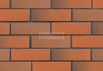Кирпич лицевой керамический ЛСР Красный флэш гладкий, 1НФ 1