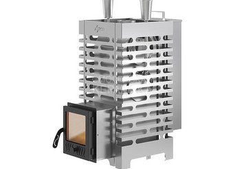 Печь для бани ASTON 20 INOX стекло АКВА 1