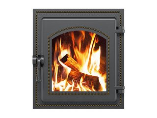 Дверка ВЕЗУВИЙ каминная 270 (Бронза)