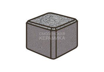 Гранитная тротуарная плитка Готика, Куб Granite FINO, 100x100x100, Белла Уайт 1