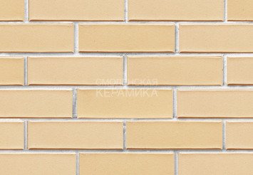 Кирпич лицевой керамический ЛСР Бежевый гладкий, 1НФ 2