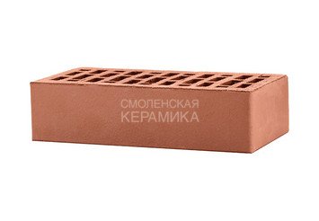 Кирпич лицевой керамический ЛСР Темно-красный гладкий, 1НФ 6