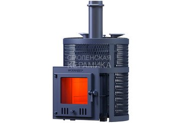 Печь чугунная для бани Технолит ИСКАНДЕР 3K 18 (M) Pro Ураган 3