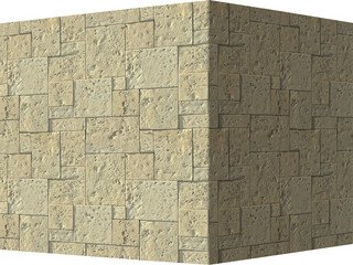 Декоративный камень 485-15 White Hills "Бремар (Braemar), бежевый, угловой, без шва
