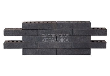Кирпич клинкерный КЕРМА FABER JAR Ригель Смольный 0,6 НФ 5