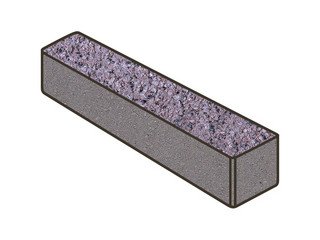 Тротуарная плитка Готика, Экопарковка Premiun Gold, 600x400x100 мм, цвет Голд 20