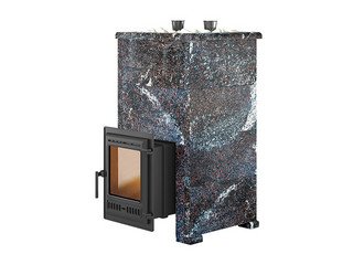 Печь для бани Эверест "Steam Master 44 ЧУГУН" Амфиболит, S-40