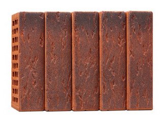 Кирпич лицевой Воротынский КЗ, Графит Руст 1НФ