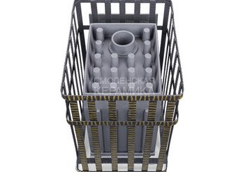 Печь чугунная для бани Технолит Гроза в сетке 24 (М) 2022 г 4