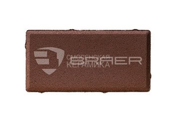 Тротуарная плитка BRAER Прямоугольник Красный, 60 мм 2
