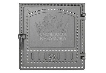 Дверка ВЕЗУВИЙ каминная 281 (не крашенная) 1