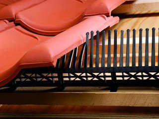 Аэроэлемент карнизного свеса коричневый 1м Delta - TLE BUDMAT D - Matt