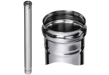 Дымоход 1,0 м (430/1,0мм) Ф150, Ferrum HF Plus 1