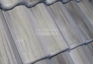Цементно-песчаная черепица Kriastak Antic, серый 81 1