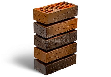 Кирпич керамический МАГМА Флэш-обжиг Антик 0,9 НФ 1